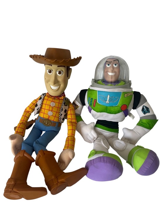 Other - Jumbo Vintage Woody and Buzz Lightyear Plush Toy Set